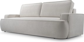 Masseno Sofa SOLO z funkcją spania i pojemnikiem na pościel, Rozkładana sofa - Szary, GERRA 65