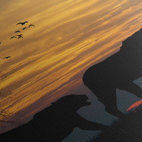 Obraz Safari (z zegarem) (90x30 cm)