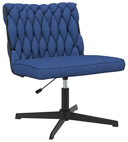 Fotel do biurka glamour niebieski K5-K00