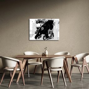 Obraz - Urodzony by jeździć (70x50 cm)