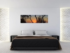Obraz zachodu słońca (170x50 cm)