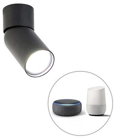 Inteligentny Nowoczesny reflektor czarny z WiFi GU10 - Falo Nowoczesny Oswietlenie wewnetrzne