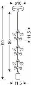 Lampa dziecięca z metalowym kloszem Single – Candellux Lighting
