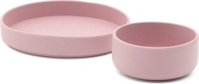 Silikonowy zestaw naczyń dla dzieci 2 szt. Lili – Kave Home