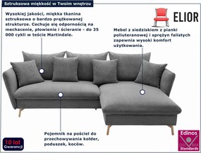 Stalowy narożnik sztruksowy na nóżkach N6-D65