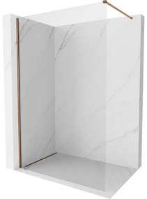 Mexen Kioto-X ścianka prysznicowa Walk-in 160 x 200 cm, transparent 10 mm, różowe złoto - 800-160-101-60-00-X