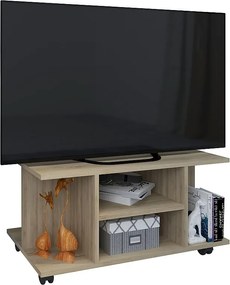 Wood TV Lowboard Fernseh Rolls Findalo