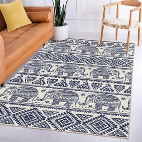 Niebieski chodnik odpowiedni do prania 80x200 cm Elephant – Mila Home