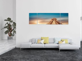 Obraz słynnego pomnika Majów (170x50 cm)