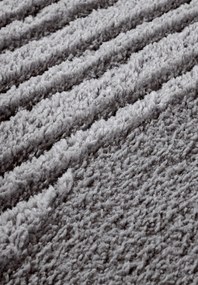 Dywan nowoczesny Gallery 3D  Geometryczny szary 200 cm x 280 cm