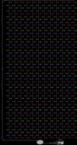 Świąteczna kurtyna świetlna - 3x6m, 600 LED, kolorowa