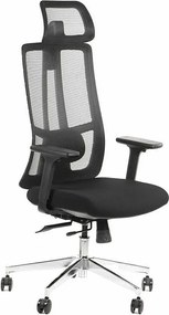 Fotel biurowy AKCENT czarny