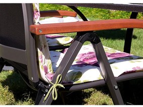 Czarny metalowy fotel ogrodowy Ass Comfort – Sun Garden