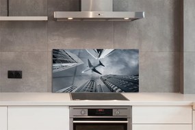 Panel nad Blat Kuchenny Samolot nad Miastem pod Chmurami