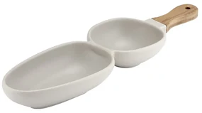Szara porcelanowa miska do serwowania Ladelle Essentials