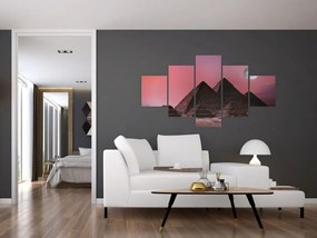 Obraz - Piramidy w Gizie, Egipt (125x70 cm)