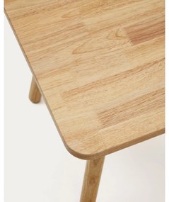 Stolik dla dzieci z litego drewna kauczukowego 55x55 cm Dilcia – Kave Home