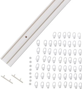 Szyna sufitowa podwójna 210cm - komplet