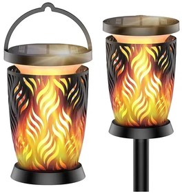 Solarne lampy zewnętrzne zestaw 2 szt. ø 8 cm – Garden Pleasure