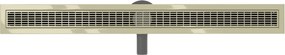 Mexen Flat 360° M33 odpływ liniowy obrotowy 80 cm, złoty - 1533080-40