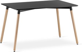 PROMOCJA Czarny stół jadalny ADRIA 120x80 cm II. jakość