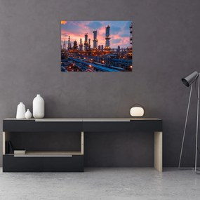 Obraz na szkle - Zakład przemysłowy (70x50 cm)