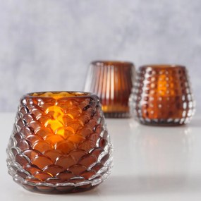 Świecznik szklany na tealight ZATO, Ø 7,5 cm