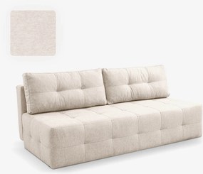 Sofa z Funkcją Spania MORANA Kremowa Nowoczesna