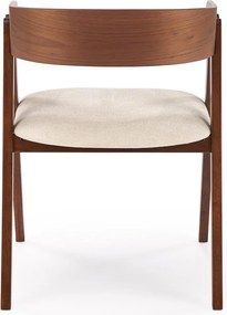 Orzechowe krzesło do jadalni z giętej sklejki K562 Halmar