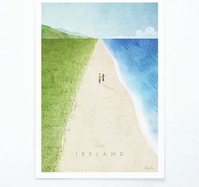 Plakat Travelposter Ireland, 30 x 40 cm