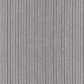 Jasnoszary sztruksowy narożnik (prawostronny/z szezlongiem) Merid – Ropez