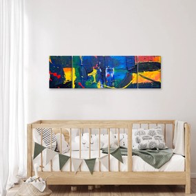 Obraz - Abstrakcja (170x50 cm)