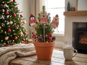 Świąteczna dekoracja do wtykania WINTER FRIENDS - różne warianty