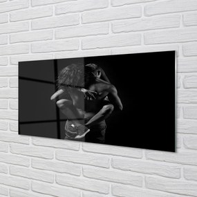 Panel szklany do Kuchni Bliskość Mężczyzny i Kobiety