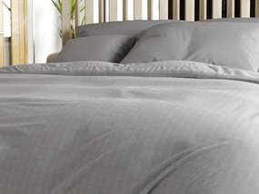 PrzytulneMieszkanie.pl PrzytulneMieszkanie.pl Pościel z kory DENYX szara hotelowa kieszeń Rozmiar pościeli: 70 x 90 cm | 140 x 200 cm