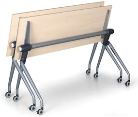 Stół ze składanym blatem TRAINING PLUS, 145x45 cm, czereśnia