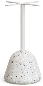 Biały okrągły stół z lastryko ø 70 cm Saura – Kave Home