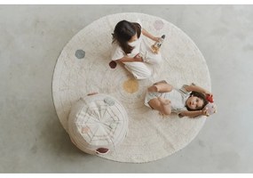 Beżowy bawełniany dziecięcy dywan do zabawy ø150 cm Solar System – Lorena Canals