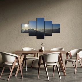 Obraz - Nad szczytami gór (125x70 cm)