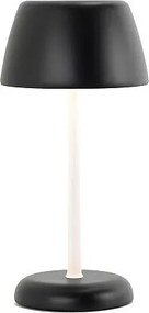 Inteligentna lampa Trilli Wi-Fi w kolorze szafranowym – akumulatorowa dioda LED, dotyk, aplikacja Wi-Fi, czarno-biała, zdobiona ceramika