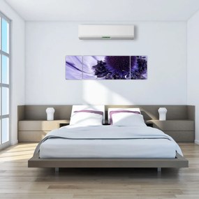 Obraz - Fioletowy kwiat (170x50 cm)