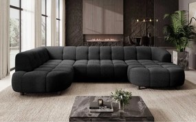 Narożnik VELPA XL Lewostronny z elektryczną regulacją siedziska w tkaninie LOOP 20 WERSAL