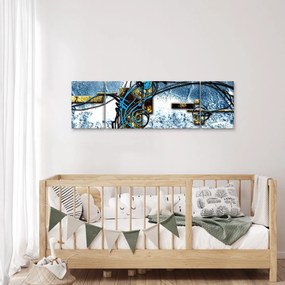 Abstrakcyjny obraz (170x50 cm)