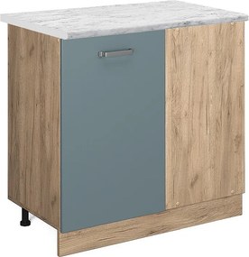 Szafka narożna niebiesko-szary 86x60x81.6 r-line