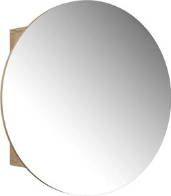 Szafka z lustrem w łazience złoty dąb energetyczny 70x17.4x70 loki