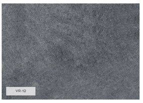 Szara aksamitna rozkładana sofa 225 cm Charming Charlie – Miuform