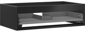 Mexen Box-A korpus szafki podumywalkowej 80 cm, 1 szuflada, czarny mat - 91AX0-0800-235-1-71