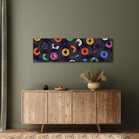 Obraz - Muzyczne płyty gramofonowe (170x50 cm)