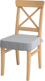 Siedzisko na krzesło Ingolf kolor szary tkanina welwetowa