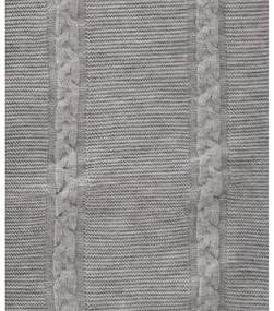 Szara narzuta 200x220 cm Trenza – Oyo Concept